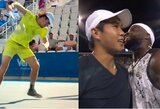 Faria 7 kartus trenkė raketę, o Tienas stebėjosi Tiafoe žaidimu: „Nemeluok – nebuvo jokios traumos“