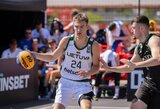 3x3 Tautų lygos etapo finale lietuviai po dramatiškos kovos pralaimėjo ukrainiečiams 