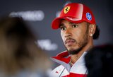 Hamiltonas persigalvojo: po kritikos „Ferrari“ viešai pripažino savo klaidą