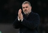 A.Postecoglou: „Tottenham“ vis dar dalyvauja lenktynėse dėl „Premier“ lygos titulo“