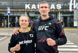 Po įspūdingos pergalės UFC narve į Lietuvą grįžusi J.Stoliarenko: „Jiems reikėjo žmogaus, kuris pralaimėtų Molly“