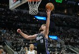 „Kings“ treneris paaiškino sumažėjusias Sabonio minutes