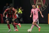 L.Messi pasirodė rungtynėse po keitimo, Majamio „Inter“ užfiksavo lygiąsias su „Atlanta Utd“ 