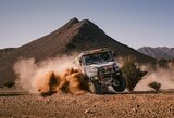 Atnaujintą sunkvežimį Saudo Arabijoje išbandžiusi „SV Technika Racing“ trijulė nusiteikusi pozityviai