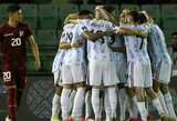Pasaulio čempionato atrankoje – Argentinos ir Brazilijos rinktinių pergalės