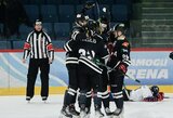 Vos 13 žaidėjų Rygoje turėję „Hockey Punks“ demonstravo neįtikėtiną kovingumą ir šventė įspūdingą pergalę