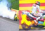 Austrijoje – užsidegęs motociklas ir dar labiau prie čempiono titulo priartėjęs Marcas Marquezas