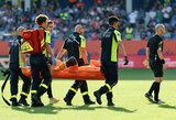 Sirgaliaus mestas fejerverkas sužeidė vartininką, buvo nutrauktos „Ligue 1“ rungtynės