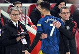 R.Rangnickas apie konfliktą su C.Ronaldo: „Aš ir nesitikėjau, kad jis mane apkabins“