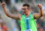 Karjeros metimą atlikęs Kristjanas Čehas Zagrebe diską sviedė už 72 m ribos, Martynas Alekna liko šalia prizininkų