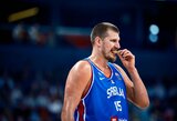 Išvarymu pažymėtose rungtynėse – Serbijos pergalė