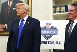 Trumpui užkliuvo NFL komandos pavadinimas: „Jei jie nepakeis šito pavadinimo, aš jiems neleisiu statyti stadiono“