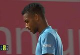 Neraminantys signalai prieš „Roland Garros“ startą: F.Auger-Aliassime Lione atsisakė žaisti ketvirtfinalį