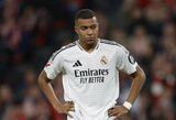 C.Ancelotti prakalbo apie antrą baudinį per savaitę pramušusį K.Mbappe, prancūzas atsiprašė gerbėjų ir prisiėmė atsakomybę dėl pralaimėjimo