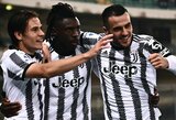 „Juventus" klubas minimaliu rezultatu nugalėjo „Serie A" lygos autsaiderius
