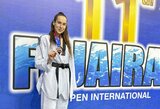 „Fujairah Open“ tekvondo turnyre – bronzinė K.Tvaronavičiūtės pergalė