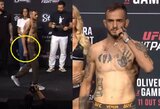 UFC kovotojas svėrimuose pribloškė gerbėjus: eis kautis lūžusia ranka?
