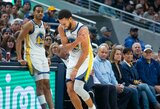 S.Curry patyrė traumą, „Warriors“ - pralaimėjo
