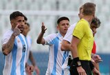 Olimpinių žaidynių futbolo chaosas: nutrauktas mačas, po finalinio švilpuko atšauktas įvartis, iš rūbinės sugrąžinti žaidėjai ir ilgiausios rungtynės istorijoje