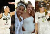WNBA žvaigždė prabilo apie 2 metus slėptą santuoką su ruse: pora laukiasi kūdikio