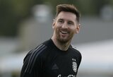 Traumos kaip nebūta? L.Messi gali būti išleistas į startinę vienuolikę rungtynėms su Urugvajumi