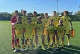 Lietuvos U-15 futbolo rinktinė neprilygo airiams