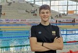 Miškinis atnaujino Lietuvos plaukimo rekordą ir iškovojo bilietą į Paryžių