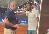 ATP 250 turnyre Čilėje neatlaikė A.Filso nervai: aprėkė vyriausiąjį teisėją