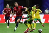 Greičiausią čempionato įvartį pelnę čekai nesugebėjo įveikti Pietų Afrikos 
