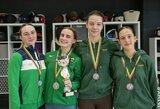 Lietuvos jaunimo fechtavimo čempionai – Šimkutė ir Lozenko