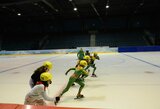 Lietuviai išbandė jėgas greitojo čiuožimo trumpuoju taku varžybose Slovakijoje