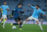 Italijos futbolo taurės pirmosios pusfinalio rungtynės tarp „Lazio“ ir „Atalanta“ baigėsi lygiosiomis