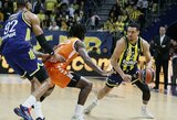 Fanų sveikinimų sulaukęs Jasikevičius su „Fenerbahče“ pasiekė pergalę namuose