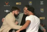 „BKFC 56“: M.Perry ir E.Alvarezas intensyvios akistatos metu apsikeitė smūgiais į kūną