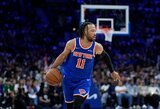 Per pirmąjį kėlinį 11 tritaškių įmetusi „Knicks“ – Rytų finale