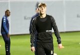 Anglijoje ir Belgijoje Lietuvos futbolininkai liko ant suolo