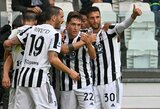 Pozityvūs ženklai: „Juventus“ iškovojo vietiniame čempionate antrąją pergalę iš eilės