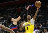 „Lakers“ pasiuntė „Pistons“ į 15-ąją nesėkmę iš eilės