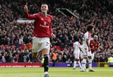 „Man Utd“ nugalėjo dešimtyje žaisti likusį „Crystal Palace“,  „Tottenham“ patyrė dar vieną nesėkmę  