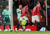 Rungtynėse dominavęs „Man Utd" tik 93-ąją minutę išplėšė pergalę prieš „Omonia"