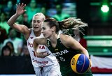 Lietuvos krepšininkės pralaimėjo lenkėms, bet pateko į Europos 3x3 čempionato ketvirtfinalį