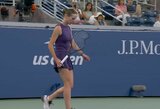 „US Open“ turnyre – neatlaikę ukrainietės nervai, Garcios karjeros pabaiga ir latvės debiutas