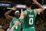 18 taškų deficitą panaikinusi „Celtics“ – per vieną žingsnį nuo NBA finalo