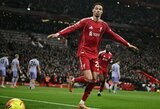Salah sėkmingai sugrįžo į aikštę, „Liverpool“ šventė pergalę