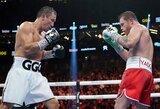 G.Golovkinas: apie nenustebinusį „Canelo“, lėtą kovos pradžią ir pokalbį su varžovu po jos bei teisėjų vertinimą