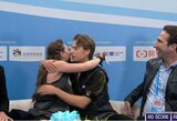 Atrankoje į olimpiadą Ambrulevičius ir Reed po ritminės programos užima 1-ą vietą