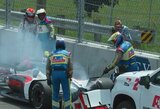 Iki 4-os vietos pakilusio D.Malūko bolidas „IndyCar“ lenktynėse užsidegė: „Apmaudu dėl visos komandos“