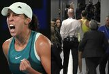 Šokas „Australian Open“ finale: M.Keys parklupdė A.Sabalenką, baltarusė susinervinusi sulaužė raketę