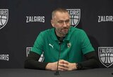 Žaidėjų sugrįžimo laukiantis Tomas Masiulis neturėjo gerų žinių dėl Dovydo Giedraičio