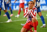 Trigubai daugiau smūgių atlikęs „Atletico“ nesugebėjo įveikti „Alaves“